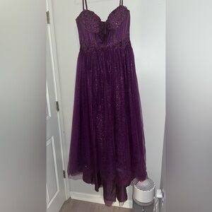 purple prom dress, only wore once.